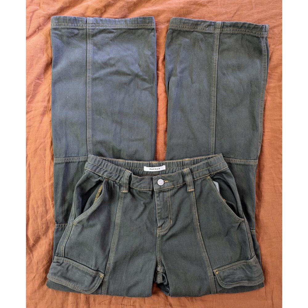 Pac Sun Low Rise Puddle Jeans - Size S
